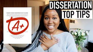 HOW I WROTE MY DISSERTATION IN A WEEK! Top Tips + Tricks