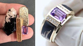custom men's jewellery with stone - unique handmade jewelry ideas