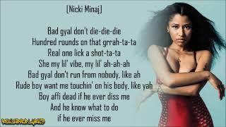 Nicki Minaj - Red Ruby da Sleeze (Lyrics)