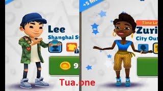 Subway Surfers Gameplay - Lee vs zuri unlocked - Tuaone