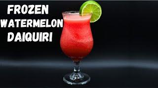 Frozen Watermelon Daiquiri | Easy Rum Cocktail Recipe