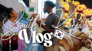 South Korea Vlogs Part II | Market Tour, Cooking Class, Bakeries in Seoul, Customized Foundation