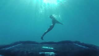 The World's First Triple-Backflip on a Trampoline underwater!