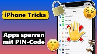 iPhone APPS SPERREN & mit Code schützen (einzeln oder mehrere)