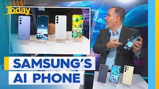 Samsung reveals new AI-powered smartphone | Today Show Australia