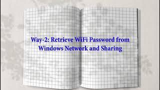 Forgot Wi Fi Password How to Find Back in Windows 10 Laptop