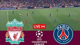 [LIVE] Liverpool vs PSG. UEFA Champions League 24/25 Full Match - VideoGame Simulation