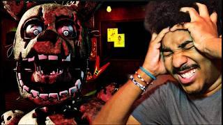 FNAF 3 is a NIGHTMARE… (no pun intended) | Five Nights at Freddy’s 3 - Night 6 Nightmare Mode