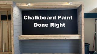 Chalkboard Paint. How to Apply Rust-Oleum Chalkboard Paint. DIY chalkboard wall.