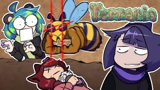 THE HARDEST TERRARIA SEED EVER - Part 1 (ft. woops and friends)