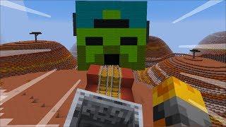 TRAVEL INSIDE MARK OUR FRIENDLY ZOMBIE ULTIMATE ROLLER COASTER!! BEWARE OF THE ZOMBIES!! Minecraft