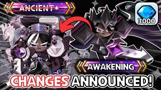 Update Changes! Ancient+ ROLLBACK & NEW Awakening System & More!