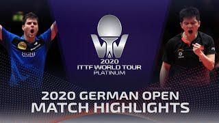 Dimitrij Ovtcharov vs Fan Zhendong | 2020 ITTF German Open Highlights (1/4)