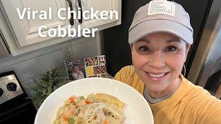 Making the viral chicken cobbler from Your Barefoot Neighbor | Easiest comfort food dinner to make