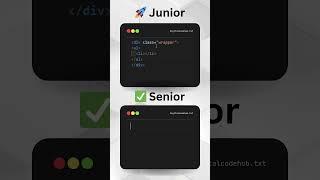 Junior Vs Senior Frontend developer