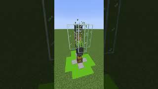 Automatische Zuckerrohr Farm in Minecraft Tutorial #shorts