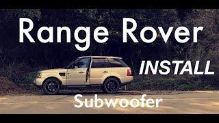 How to install Subwoofer Amp on Range Rover | MrCarMAN