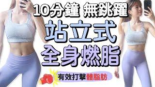 10 MIN STANDING FULL BODY FAT BURN Workout-1 dumbbell【Bellysu減肥中】