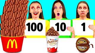 100 Layers of Food Challenge | Tasty Kitchen Recipes by 4Fun Challenge