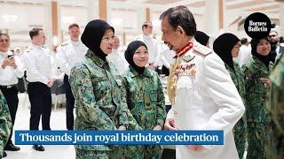 Thousands join royal birthday celebration