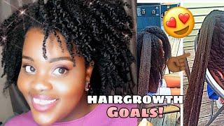 6 month HAIRGROWTH Challenge | What I WILL be DOING to GROW MY NATURAL HAIR?‍️ + Length Check