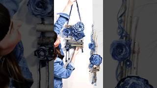 Декор из джинсы#shots #джинсовыйдекор #декор2в1 #экодекор #уникальныйдекор #эксклюзив #комплектвзал