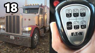 how to drive a 18 speed trailer well explained for beginners - how to drive a truck how to shift gea