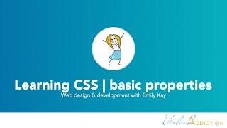 CSS basics, an introduction to basic text formatting properties