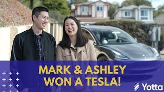 Meet Mark & Ashley - Yotta's First Tesla Model 3 Winner