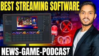 Best Live Streaming Software for News, Games and Podcast 2024 | News Live Streaming Software