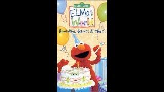 Elmo's World: Birthdays, Games & More (2001 VHS)