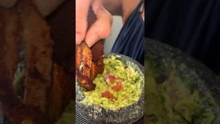 VIRAL Chicharron with GUACAMOLE #hungry #shorts #ytshorts #yummy #spanish #foodie #eating #fyp