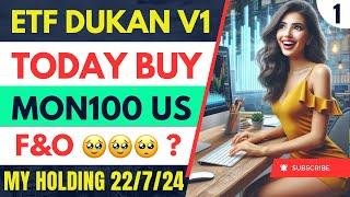 Etf ki Dukan v1 Today Update Today buy Mon100 Etf Profit ️/ Etf Swing Trading Strategy/ Etf Shop v1