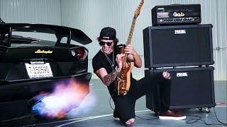 What's Louder?? Guitar VS Lamborghini!!