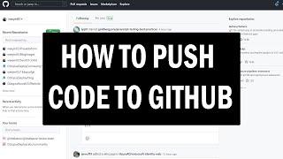 How to push code to GitHub | 2024 Tutorial