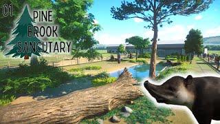 A Fresh Start For Endangered Animals | Pine Brook Sanctuary | 01 | Planet Zoo Let's Play Franchise