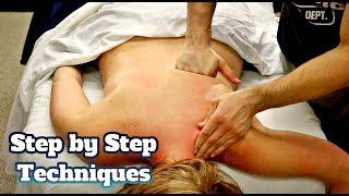 Most Effective Massage Techniques Step by Step Sequence