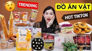 Review ĐỒ ĂN VẶT HOT TREND TIKTOK | CAFE KOPIKO, BÁNH HỒNG, PHÔ MAI SỮA NƯỚNG, BÁNH TỔ ONG ..v..v..