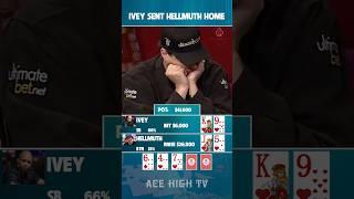 Phil Hellmuth Blows Up against Phil Ivey  #poker #highstakespoker