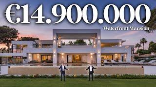 Touring €14.900.000 Waterfront Modern Mega Mansion with Erik Conover in Marbella, Spain | Drumelia