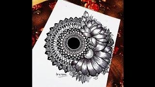 Easy Mandala Art for beginners|| How to draw Mandala for beginners#mandaladrawing#stepbystep