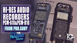 Sony Hi-Res Recorders PCM-A10 and PCM-D10