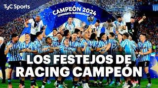 RACING CAMPEÓN DE LA COPA SUDAMERICANA  Los festejos en Paraguay y en el Cilindro, el Obelisco y +