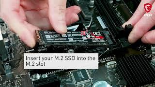 MSI® HOW-TO install M.2 SSD correctly