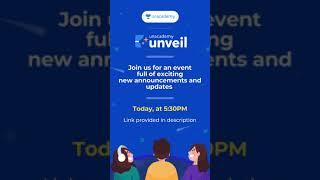 Unveil by Unacademy at 5.30 Pm [LIVE] #shorts