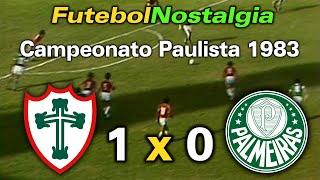 Portuguesa 1 x 0 Palmeiras - 06-11-1983 ( Campeonato Paulista )