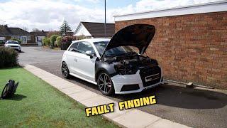 I BOUGHT A £3400 CRASH DAMAGED AUDI S1 QUATTRO CLEARING FAULTS!