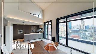 넓은 테라스에 층고 높아 개방감 좋은 논현동 펜트하우스 : 78평 : 선정릉역 : Penthouse in Seoul