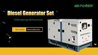 [GB POWER] | Product Intructions | Silent Type Diesel Generator Set | GB POWER engine and alternator