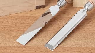 Optima Dovetail Chisels by Blue Spruce Toolworks